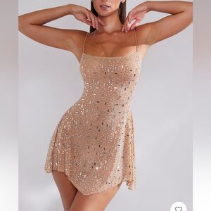 oh polly sheer embellished